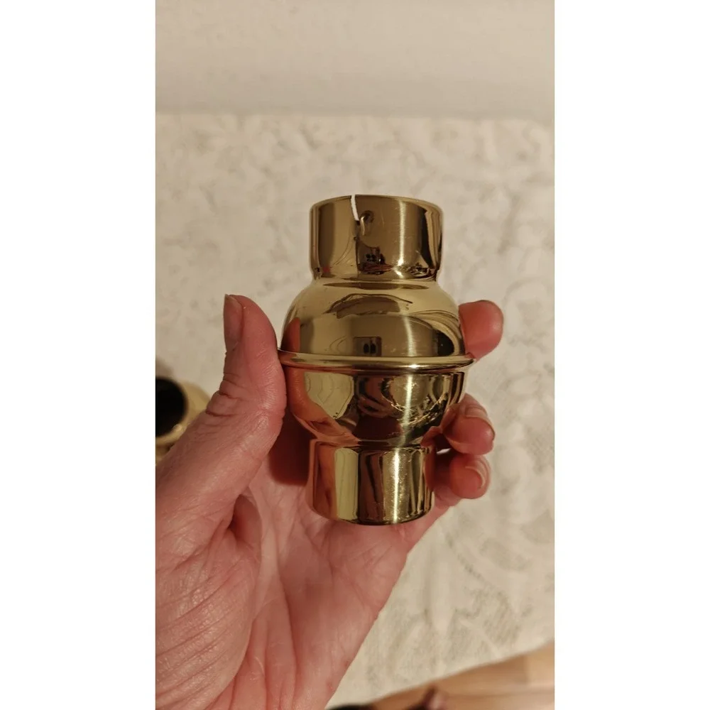 Set Of 4 Decorative Brass Joint Collars